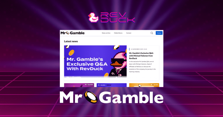 Mr. Gamble Exclusive Interview with Head of Affiliates Michael Halonen: How RevDuck Is Setting a New Standard in Partner Service