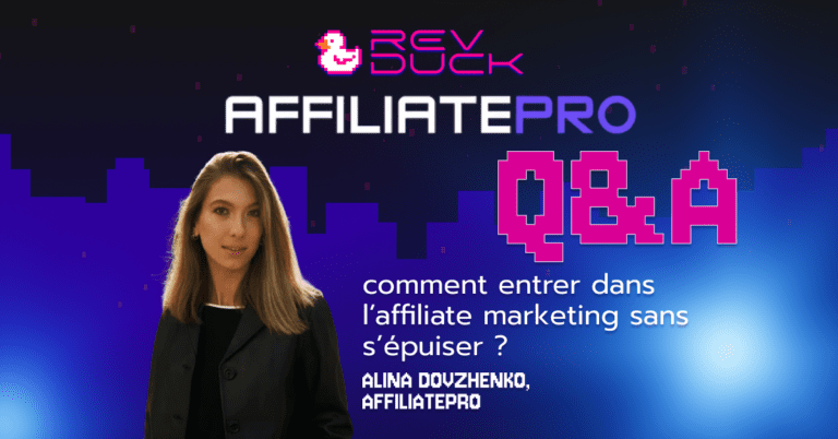 Q&R avec Alina Dovzhenko, fondatrice d’AffiliatePro Courses
